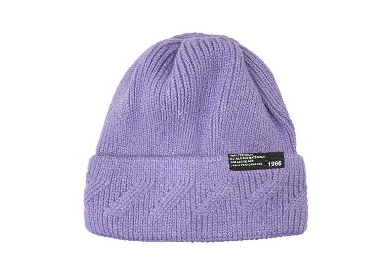 Ανδρικό χειμερινό πλεκτό καπέλο με επιγραφή