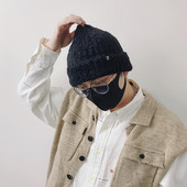 Ανδρικό πλεκτό ζεστό καπέλο για το χειμώνα