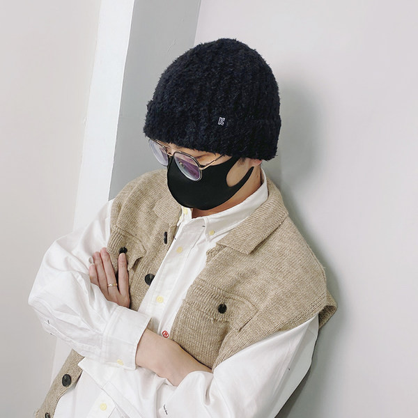 Ανδρικό πλεκτό ζεστό καπέλο για το χειμώνα