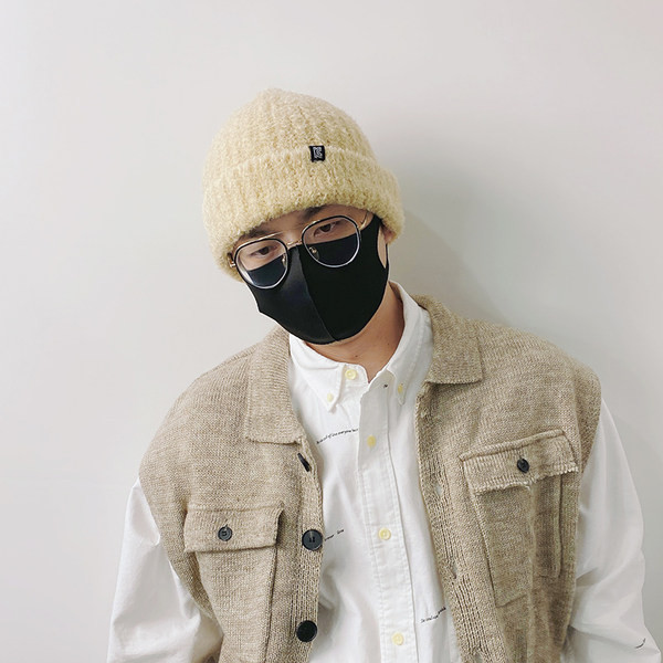 Ανδρικό πλεκτό ζεστό καπέλο για το χειμώνα