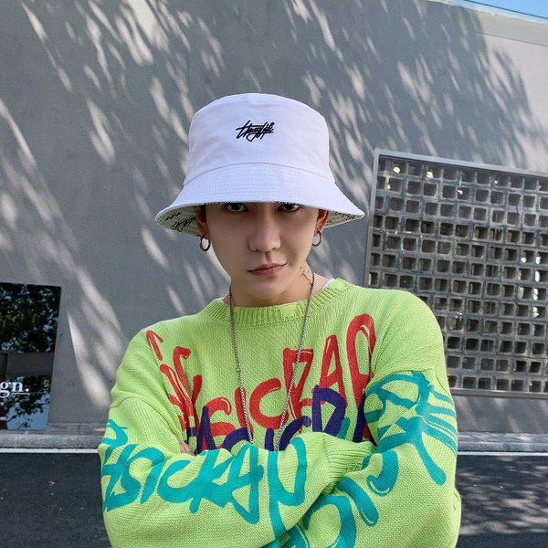 Muški tekstilni ribarski šešir s natpisom