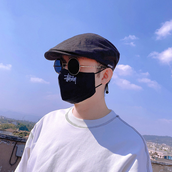 Ανδρικό υφασμάτινο καπέλο σε ρετρό στυλ