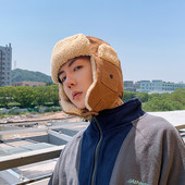 Ανδρική σκουφιά με  ζεστή  μάλλινη φόδρα