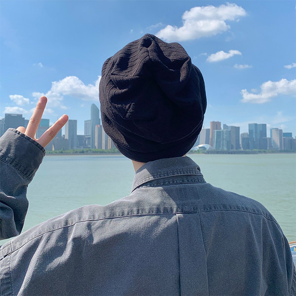 Καπέλο ανοιξιάτικο-φθινοπωρινό από λεπτό πλέξιμο