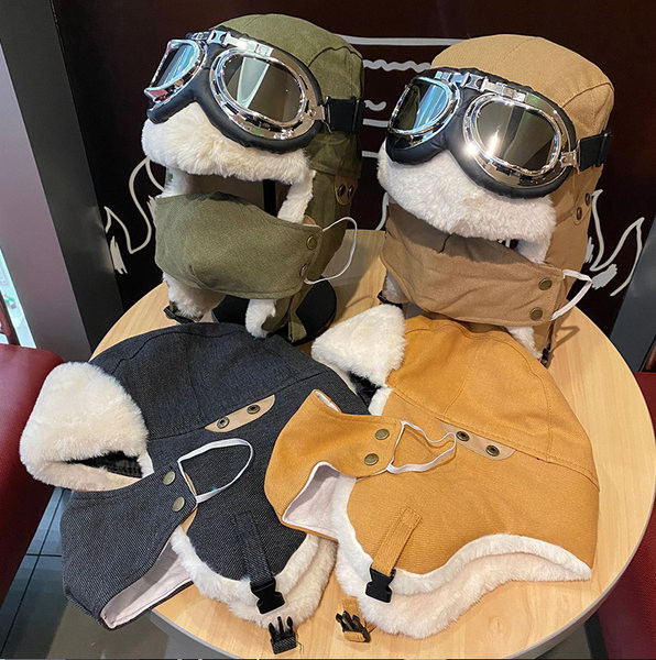 Muška avijatičarska kapa s toplom postavom