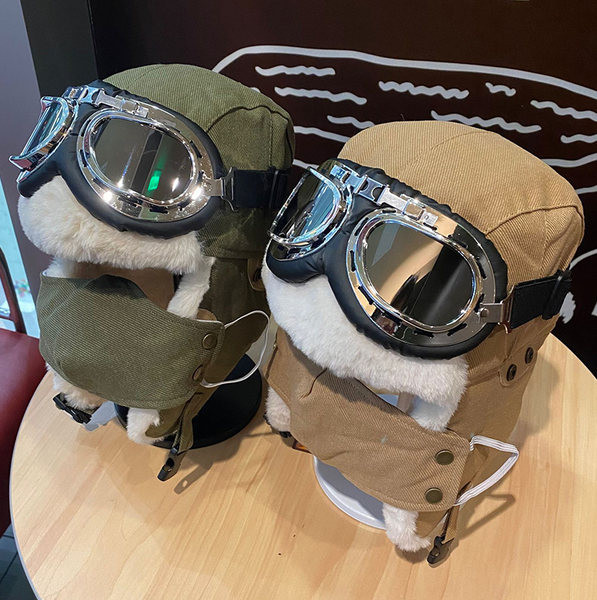 Muška avijatičarska kapa s toplom postavom