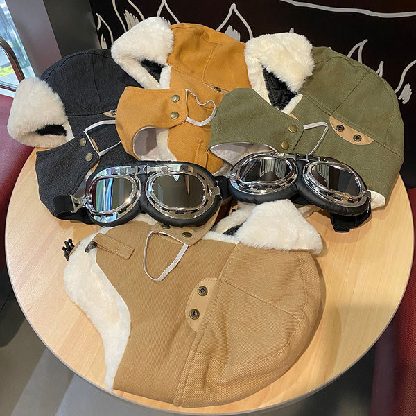 Muška avijatičarska kapa s toplom postavom