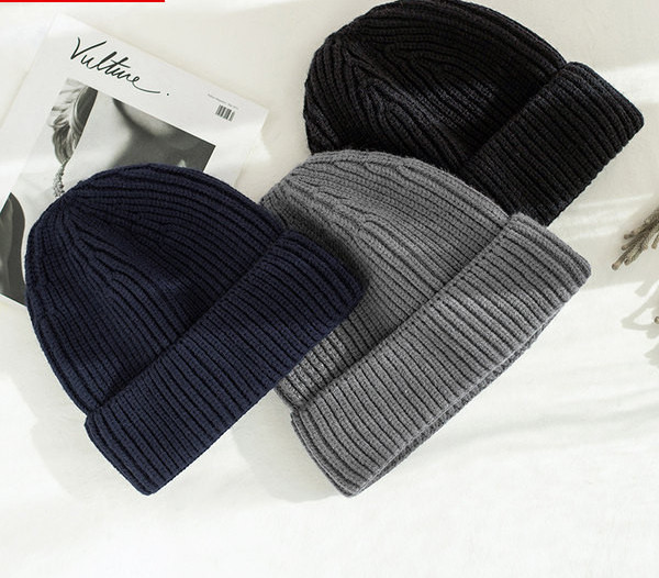 Ανδρικό χειμερινό μάλλινο καπέλο