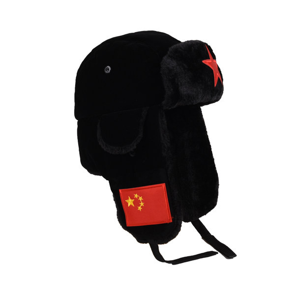 Debela muška kapa naušnica s aplikacijom