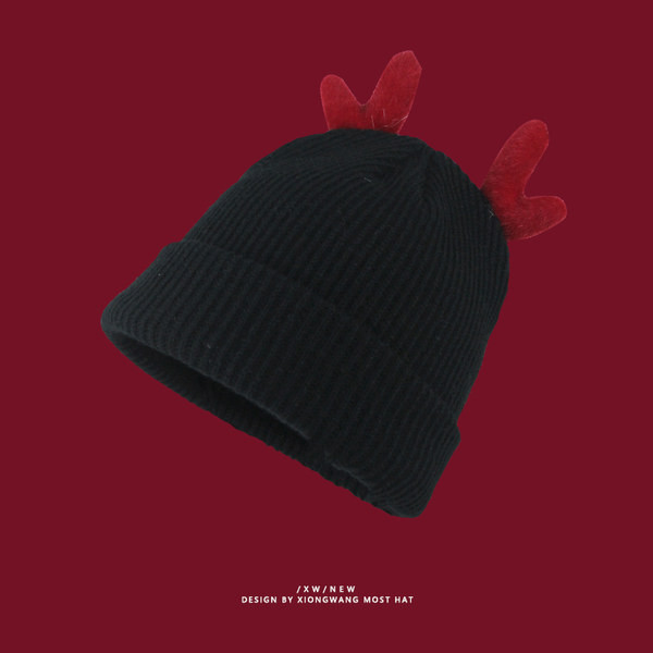 Χειμερινό πλεκτό καπέλο με τρισδιάστατο στοιχείο