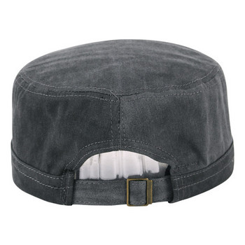 Ανδρικό χειμερινό καπέλο απλό μοντέλο με γείσο