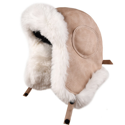 Ανδρικό χειμερινό καπέλο με πουπουλένια φόδρα