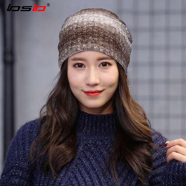 Ανδρικό χειμωνιάτικο καπέλο σε ιριδίζοντα χρώματα