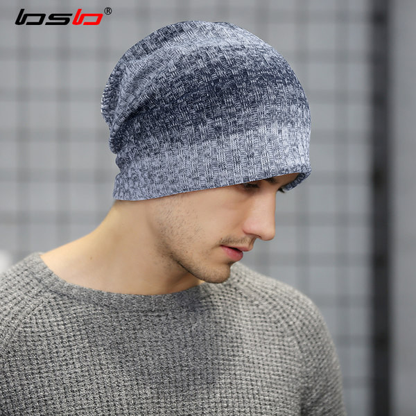 Ανδρικό χειμωνιάτικο καπέλο σε ιριδίζοντα χρώματα