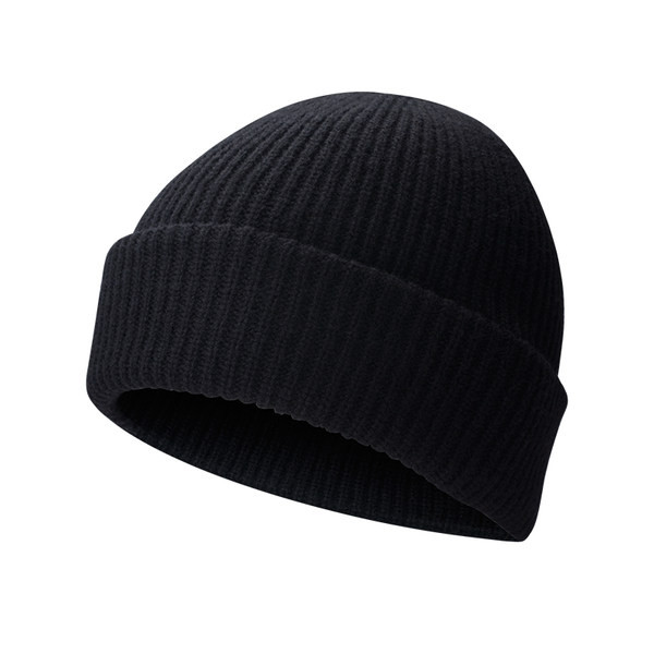 Πλεκτό ανδρικό καπέλο μονόχρωμο