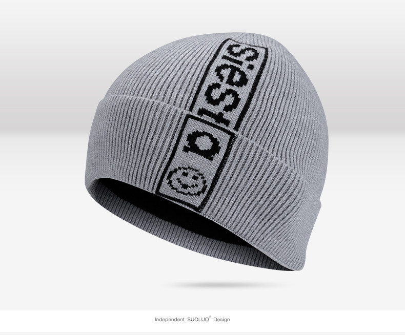 Ανδρικό χειμερινό καπέλο με επιγραφή