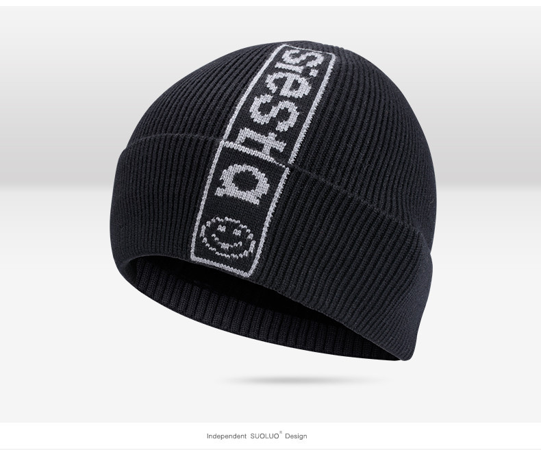 Ανδρικό χειμερινό καπέλο με επιγραφή