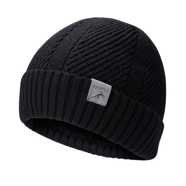 Γυναικείο χοντρό καπέλο με ζεστή φόδρα