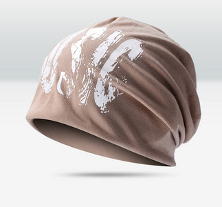 Muški platneni šešir s natpisom