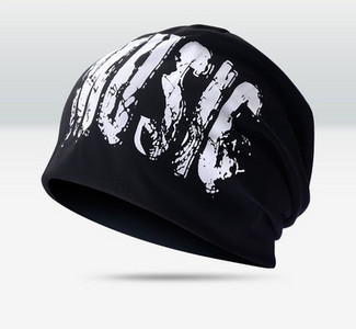 Muški platneni šešir s natpisom