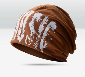 Muški platneni šešir s natpisom