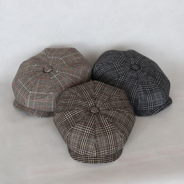 Karirani šešir tip kape - unisex model