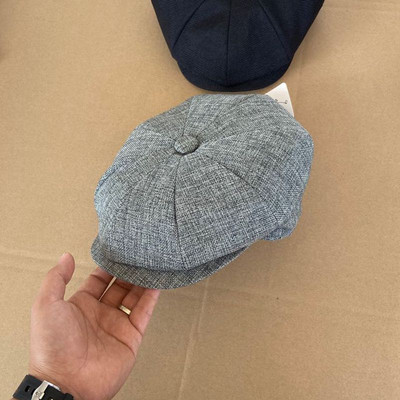 Ανδρικό ανοιξιάτικο καπέλο μπερέ με γείσο