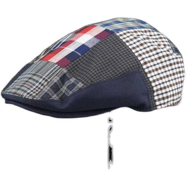 Καρό υφασμάτινο καπέλο για άνδρες
