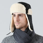 Κομψό ανδρικό καπέλο με ζεστή φόδρα
