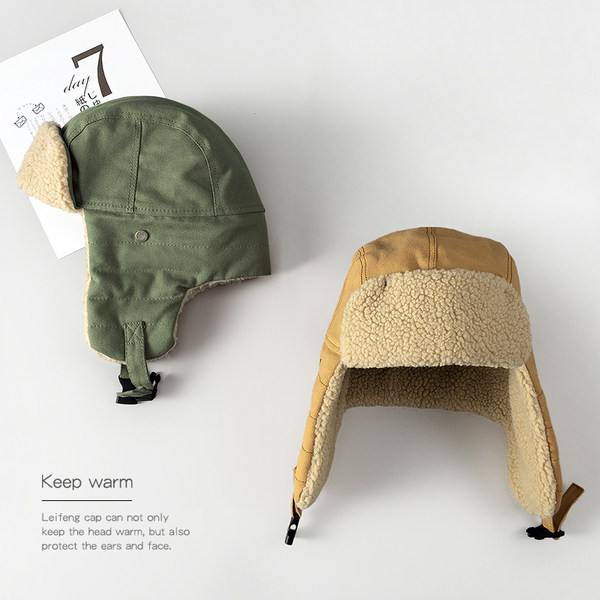 Мъжка зимна шапка тип ушанка с топла подплата