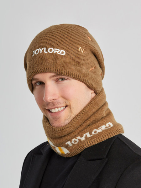 Πλεκτό ανδρικό καπέλο με επιγραφή