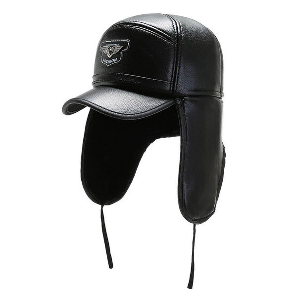 Muška kožna kapa sa grbom