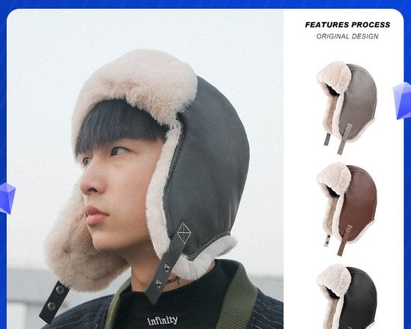 Muške naušnice s donjom postavom - tri boje