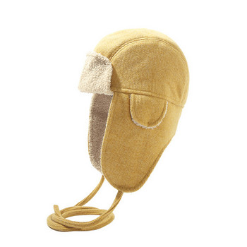Κλασικό  μοντέλο ανδρικό καπέλο με αυτιά και κορδόνια