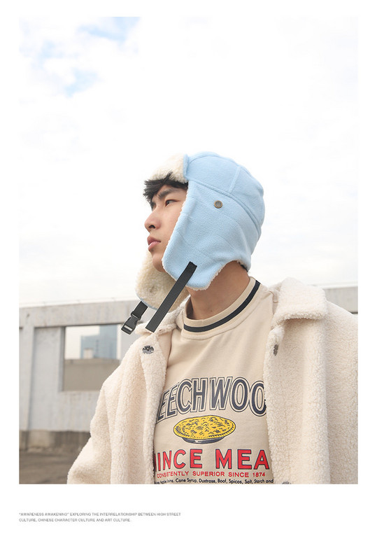 Χειμερινό ανδρικό καπέλο με απαλή ζεστή φόδρα