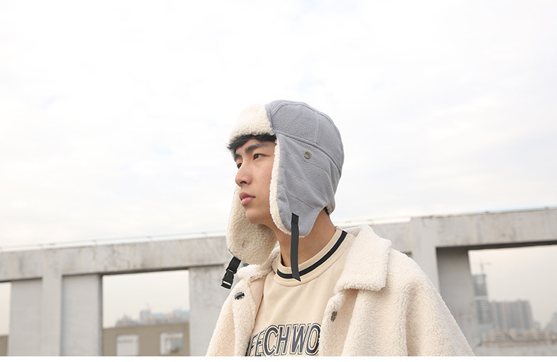 Χειμερινό ανδρικό καπέλο με απαλή ζεστή φόδρα