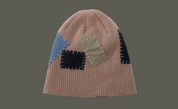 Μοντέρνο ανδρικό χειμωνιάτικο πλεκτό καπέλο