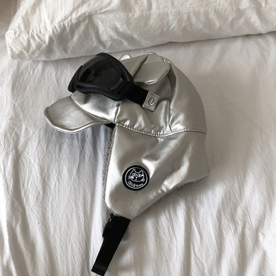 Нов модел мъжка авиаторска шапка с очила