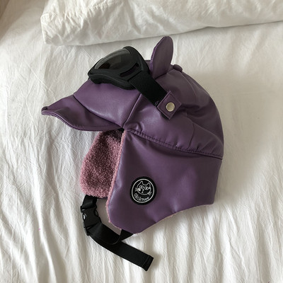 Нов модел мъжка авиаторска шапка с очила