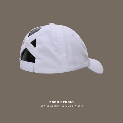 Ανδρικό τζιν καπέλο με κοψίματα