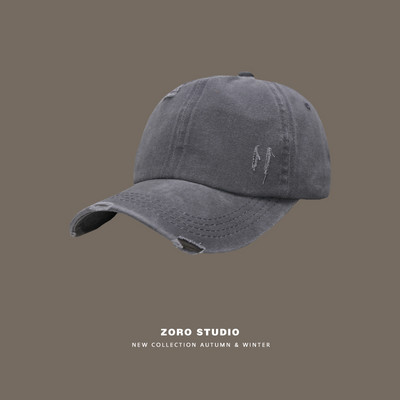 Ανδρικό τζιν καπέλο με κοψίματα