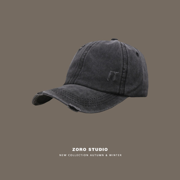 Ανδρικό τζιν καπέλο με κοψίματα