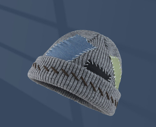 Ανδρικό καπέλο με κέντημα απλό σχέδιο