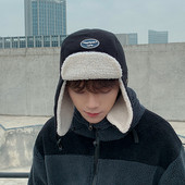 Ανδρικό χειμερινό καπέλο με κούμπωμα - πολλά χρώματα