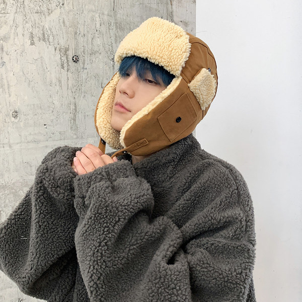 Ανδρικό  καπέλο χειμερινό με μάλλινη φόδρα