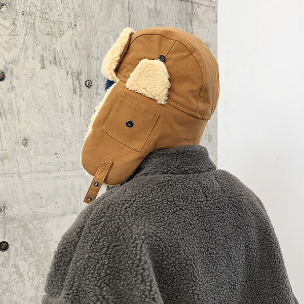 Ανδρικό  καπέλο χειμερινό με μάλλινη φόδρα