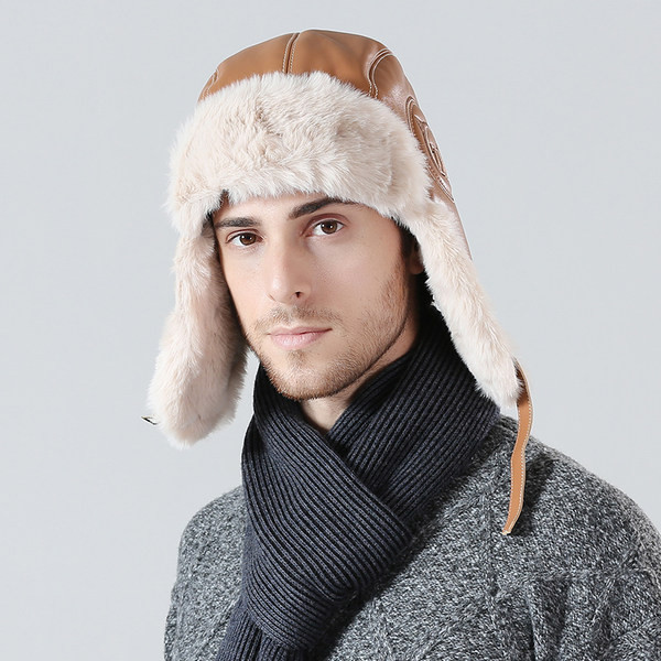 Kapa od umjetne kože i topla podstava