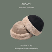 Muška zimska kapa sa paperjem u tri boje