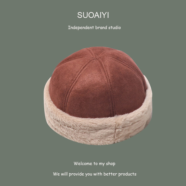 Muška zimska kapa sa paperjem u tri boje