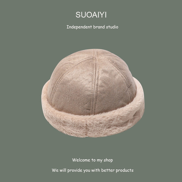 Muška zimska kapa sa paperjem u tri boje